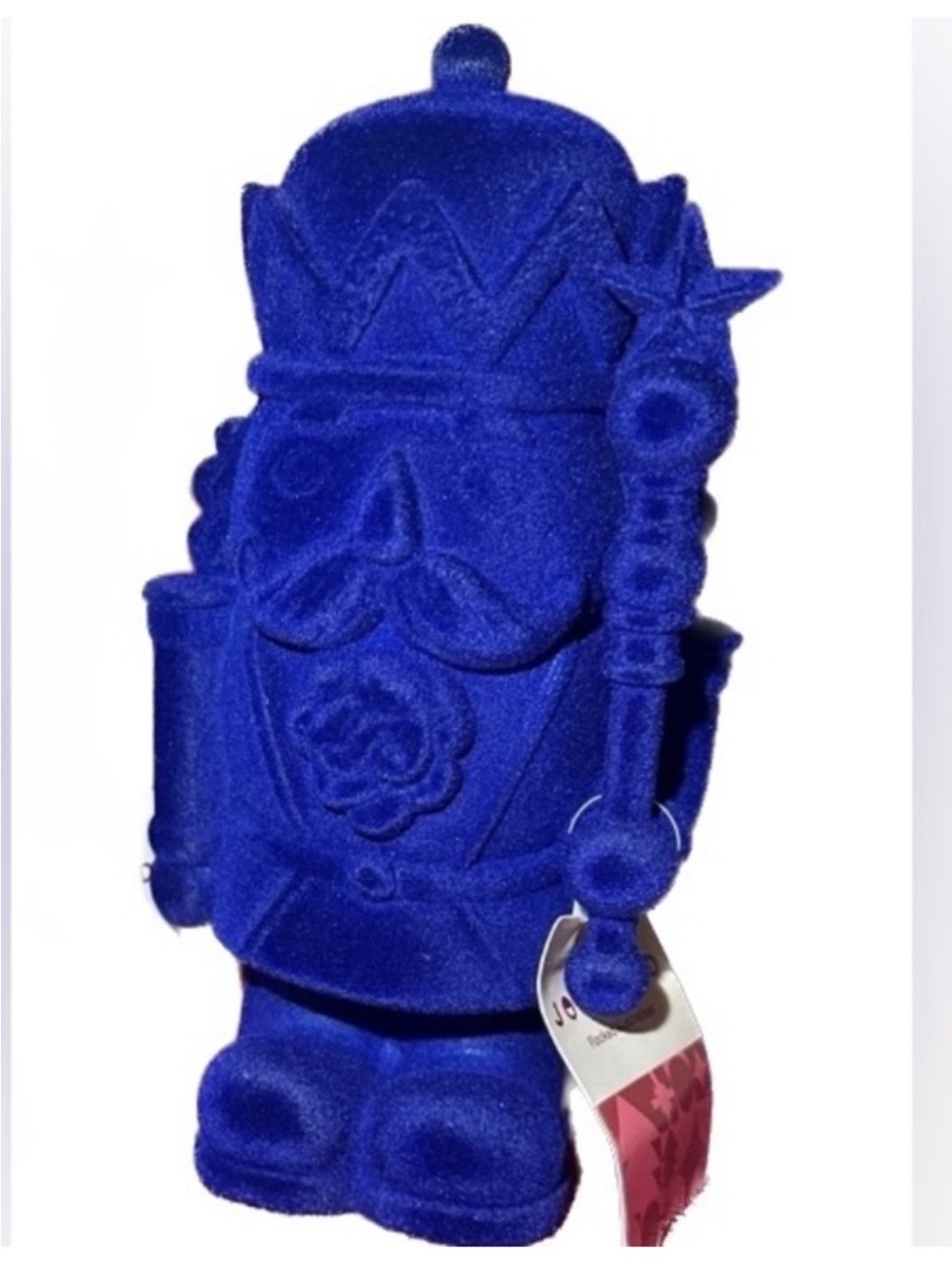 Joyward Royal Blue Velvety Flocked Nutcracker~NEW!